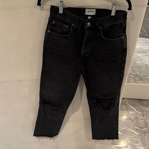 Agolde Women's Lana Distressed Jeans